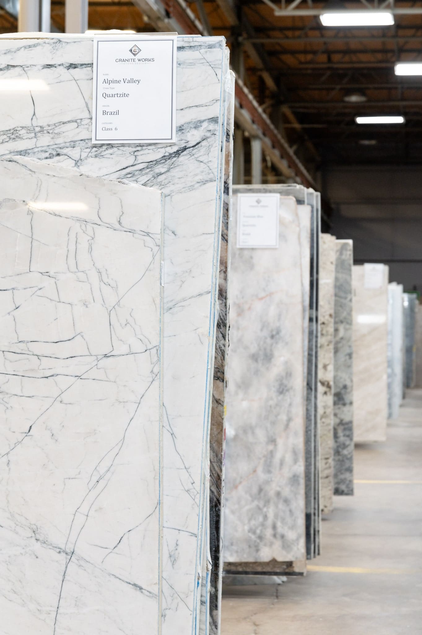 Stone at Granite Works warehouse