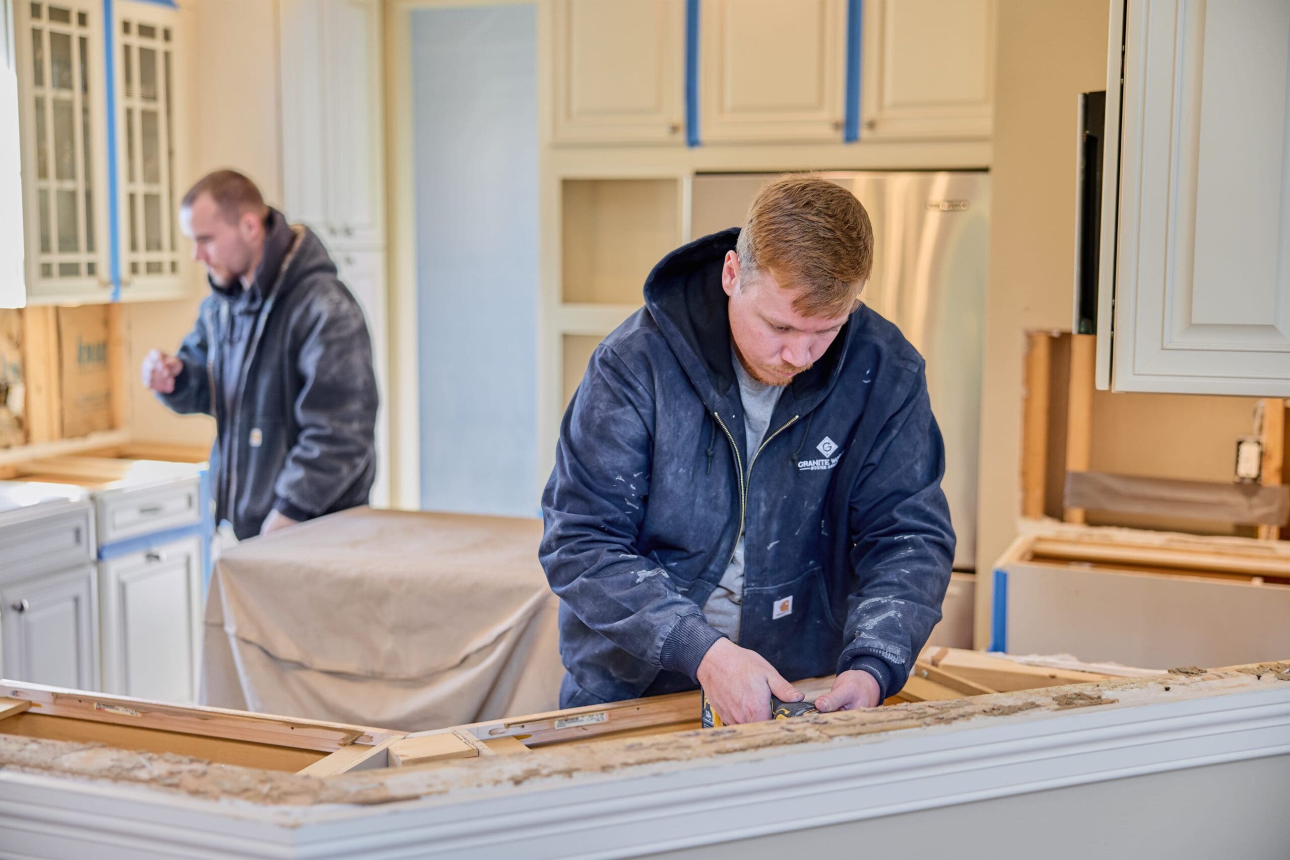 People working at Granite Works